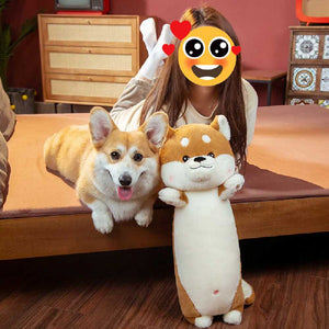 Hug Me Shiba Inu Stuffed Animal Plush Toy Pillows-Soft Toy-Dogs, Home Decor, Shiba Inu, Soft Toy, Stuffed Animal, Stuffed Cushions-Small-2