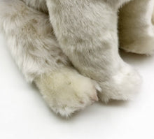 Load image into Gallery viewer, image of an adorable husky stuffed animal plush toy - material and legs