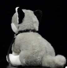 Load image into Gallery viewer, image of a husky stuffed animal plush toy - backview