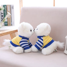 Load image into Gallery viewer, image of two adorable pomeranian stuffed animal plush toys kissing each other
