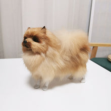 Load image into Gallery viewer, image of an adorable beige Pomeranian stuffed animal plush toy