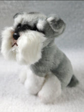 Load image into Gallery viewer, image of a schnauzer stuffed animal plush toy