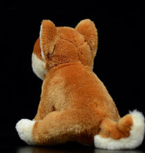 Load image into Gallery viewer, image of an adorable shiba inu stuffed animal plush toy - backview
