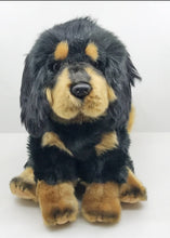 Load image into Gallery viewer,  image of an adorable tibetan mastiff stuffed animal plush toy in white background