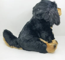 Load image into Gallery viewer, image of an adorable tibetan mastiff stuffed animal plush toy in white background - sideview