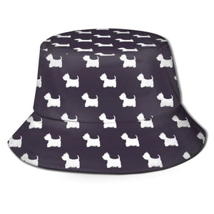 West Highland Terrier Love Bucket Hats-Accessories-Accessories, Dogs, Hat, West Highland Terrier-12