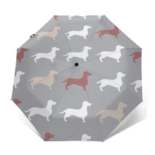 Load image into Gallery viewer, Dachshund Love Automatic Umbrellas-Accessories-Accessories, Dachshund, Dogs, Umbrella-17