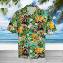 Load image into Gallery viewer, Yorkshire Terrier Love Hawaiian Mens Shirt-Apparel-Apparel, Dogs, Shirt, Yorkshire Terrier-1