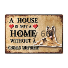 Load image into Gallery viewer, A House Is Not A Home Without A Akita Tin Poster-Sign Board-Akita, Dogs, Home Decor, Sign Board-9