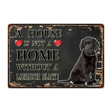 Load image into Gallery viewer, A House Is Not A Home Without A Bichon Frise Tin Poster-Home Decor-Bichon Frise, Dogs, Home Decor, Sign Board-16