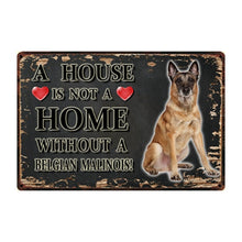 Load image into Gallery viewer, A House Is Not A Home Without A Irish Setter Tin Poster-Sign Board-Dogs, Home Decor, Irish Setter, Sign Board-12