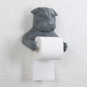 Abstract English Bulldog Toilet Roll Holders-Home Decor-Bathroom Decor, Dogs, English Bulldog, Home Decor-3
