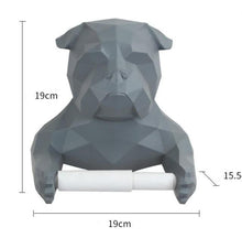 Load image into Gallery viewer, Abstract English Bulldog Toilet Roll Holders-Home Decor-Bathroom Decor, Dogs, English Bulldog, Home Decor-5