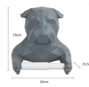 Abstract English Bulldog Toilet Roll Holders-Home Decor-Bathroom Decor, Dogs, English Bulldog, Home Decor-5