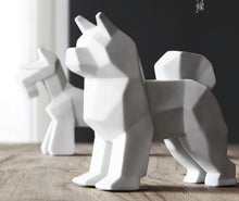 Load image into Gallery viewer, Abstract Schnauzer and Samoyed Ceramic SculptureHome Decor