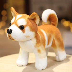 Adorable Dog Stuffed Animals - Choice of 6 Breeds-Soft Toy-Dogs, Stuffed Animal-Shiba Inu-Standing-7