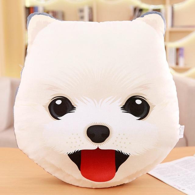 Adorable Pomeranian / Eskimo Dog / Spitz Sofa CushionHome DecorPomeranian / American Eskimo Dog / Spitz
