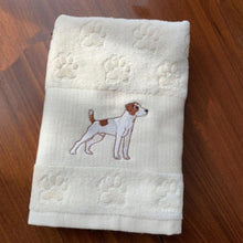 Load image into Gallery viewer, Airedale Terrier Love Large Embroidered Cotton Towel - Series 1-Home Decor-Airedale Terrier, Dogs, Home Decor, Towel-Jack Russell Terrier-18