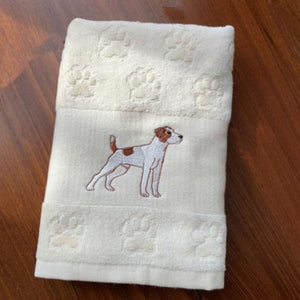 Airedale Terrier Love Large Embroidered Cotton Towel - Series 1-Home Decor-Airedale Terrier, Dogs, Home Decor, Towel-Jack Russell Terrier-18
