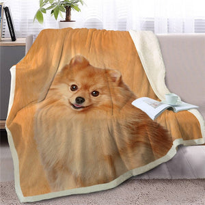 Airedale Terrier Love Soft Warm Fleece Blanket - Series 3-Home Decor-Airedale Terrier, Blankets, Dogs, Home Decor-Pomeranian-Medium-10