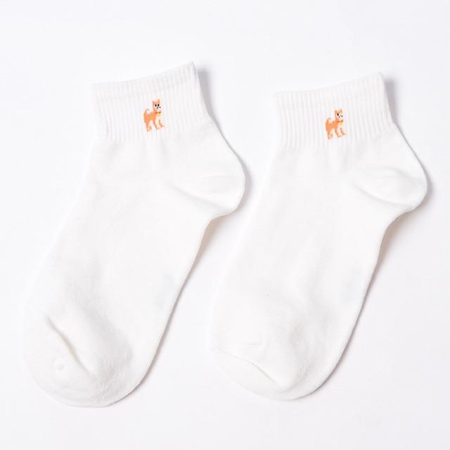Akita / Shiba Inu Love Ankle Length SocksSocksAkita / Shiba InuOne Size