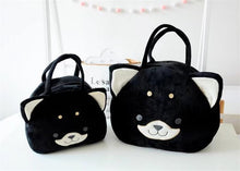 Load image into Gallery viewer, Akita / Shiba Inu Love Plush HandbagBagHuskyS