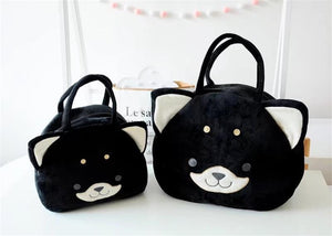 Akita / Shiba Inu Love Plush HandbagBagHuskyS