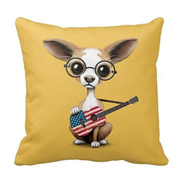 All American Guitar Chihuahua Cushion Cover Cushion Cover Ilovemypet 884652 360x