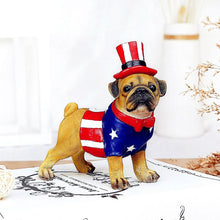 Load image into Gallery viewer, All American Pug Resin StatueHome Decor