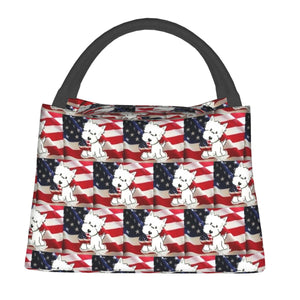 Image of a Yorkie bag in the adorable Yorkie design