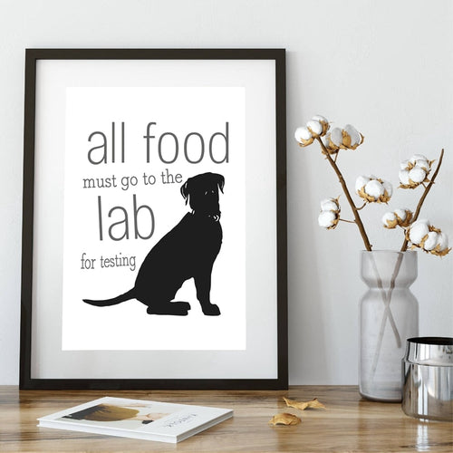 Black lab outlet food