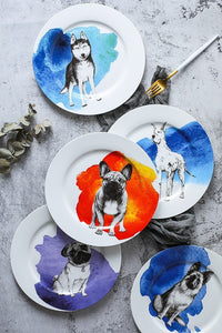Alsatian / German Shepherd Love 10" Bone China Dinner PlatesHome Decor