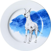 Load image into Gallery viewer, Alsatian / German Shepherd Love 10&quot; Bone China Dinner PlatesHome DecorDalmatian