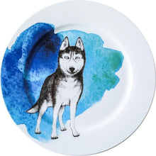 Load image into Gallery viewer, Alsatian / German Shepherd Love 10&quot; Bone China Dinner PlatesHome DecorHusky