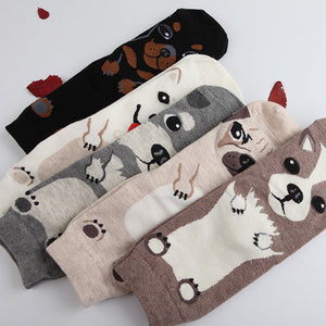 American Eskimo Dog Love Women's Cotton Socks-Apparel-Accessories, American Eskimo Dog, Dogs, Socks-16