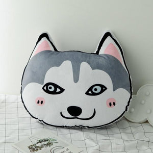 Samoyed Love Stuffed Cushion and Neck PillowCar AccessoriesCar PillowHusky
