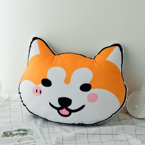 Samoyed Love Stuffed Cushion and Neck PillowCar AccessoriesCar PillowShiba Inu