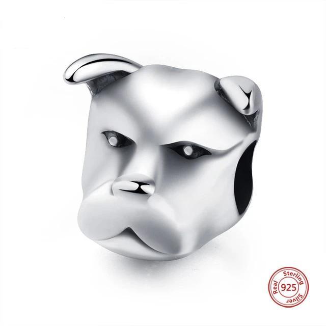 Charm 925 Staffordshire Bull Terrier Pandora Charm I Love Pit Bull