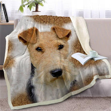 Load image into Gallery viewer, Australian Shepherd Love Soft Warm Fleece BlanketBlanketWelsh TerrierSmall