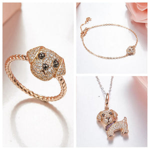 Baby Labrador Love Silver Bracelet-Dog Themed Jewellery-Bracelet, Dogs, Jewellery, Labrador-15