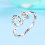 Balloon Dachshund Silver RingDog Themed Jewellery