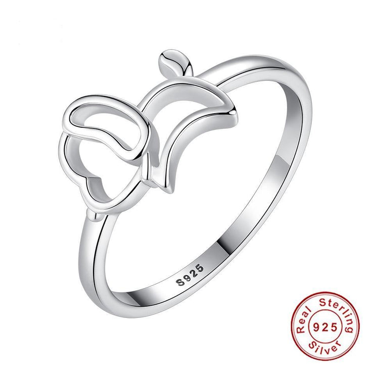 Balloon Dachshund Silver RingDog Themed Jewellery