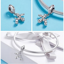 Load image into Gallery viewer, Balloon Poodle Love Silver PendantDog Themed Jewellery