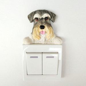 Basset Hound Love 3D Wall Sticker-Home Decor-Basset Hound, Dogs, Home Decor, Wall Sticker-Schnauzer-4