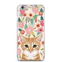 Load image into Gallery viewer, Beagle in Bloom iPhone CaseCell Phone AccessoriesCat - OrangeFor 5 5S SE