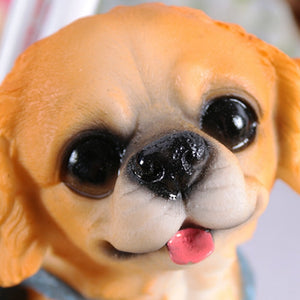 Beagle Love Desktop Pen or Pencil Holder Figurine-Home Decor-Beagle, Dogs, Figurines, Home Decor, Pencil Holder-3