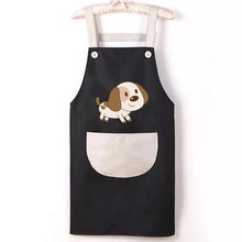Load image into Gallery viewer, Beagle Love Kitchen ApronHome DecorBlack with White Pocket