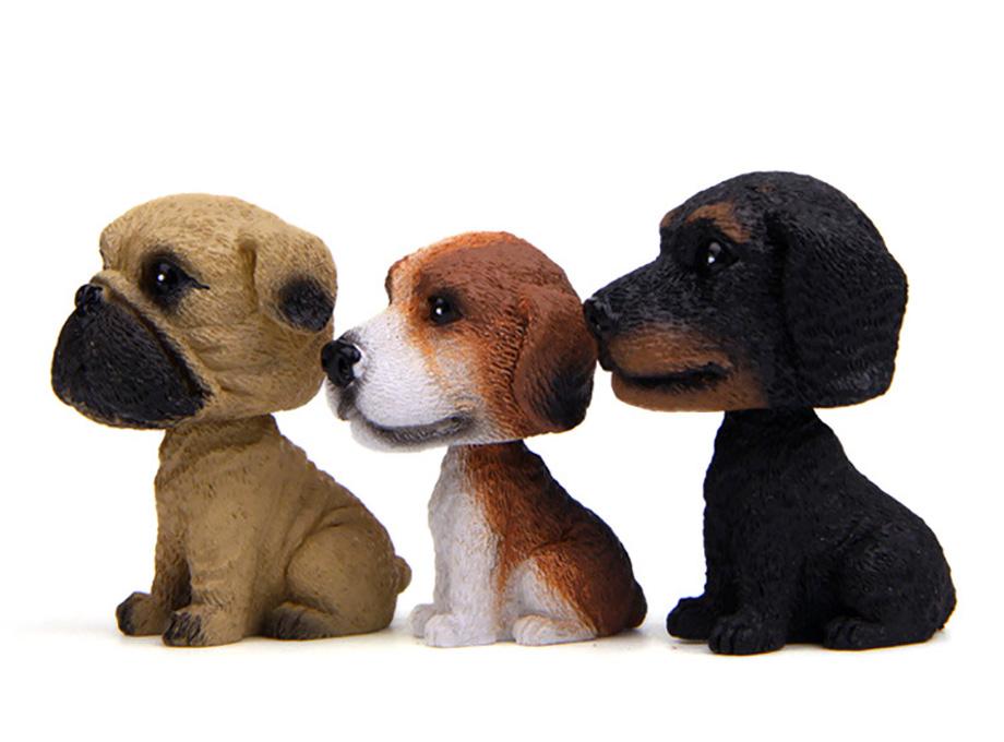 Beagle Love Car Bobble Head