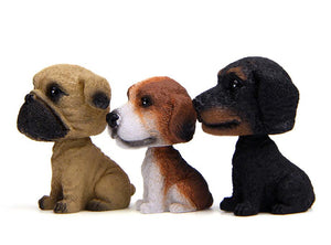 Beagle Love Miniature Car BobbleheadCar Accessories