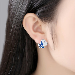 Beagle Love Silver Earrings - Charming Gift for Beagle Lovers-Dog Themed Jewellery-Beagle, Dogs, Earrings, Jewellery-13